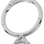 White Gold Multi-Stage Locking Ring